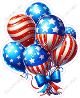 4th of July - Balloons w/ Variants