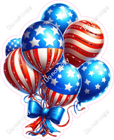 4th of July - Balloons w/ Variants