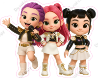 KPop, Korean, Demon Hunters - Girls