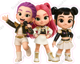 KPop, Korean, Demon Hunters - Girls