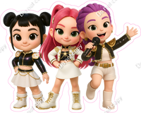 KPop, Korean, Demon Hunters - Girls