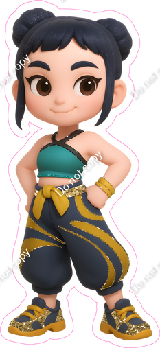 KPop, Korean, Demon Hunters - Girl