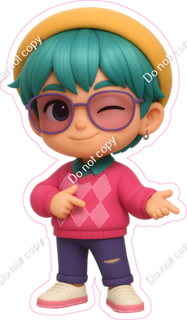 KPop, Korean, Demon Hunters - Boy