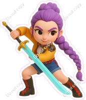 KPop, Korean, Demon Hunters - Girl