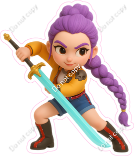 KPop, Korean, Demon Hunters - Girl