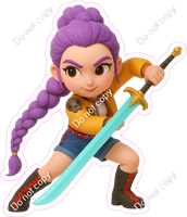 KPop, Korean, Demon Hunters - Girl