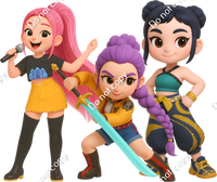 KPop, Korean, Demon Hunters - Girls