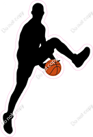 Basketball - Between Legs Silhouette