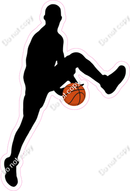 Basketball - Between Legs Silhouette