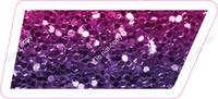 LG 18" Individuals - Teal Purple & Pink Ombre Sparkle