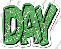 Split 23.5 - Lime Sparkle Happy Birthday