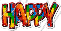 Split 35 - Building Block Happy Birthday