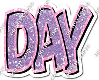 Split 23.5 - Baby Pink & Lavender Happy Birthday