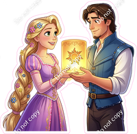 Girl Boy Lantern