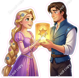 Girl Boy Lantern