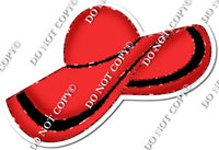 Red Floppy Hat / Black Rim w/ Variant