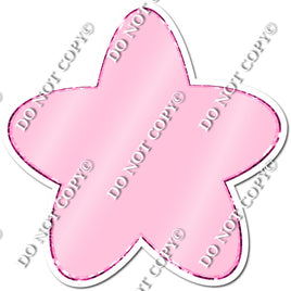 Rounded Baby Pink Star