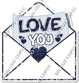 Sparkle Navy Blue Envelope w/ Variants