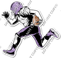 Football - Running Back - Lavender Sparkle w/ Variants