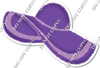 Purple Floppy Hat / Lavender Rim w/ Variant