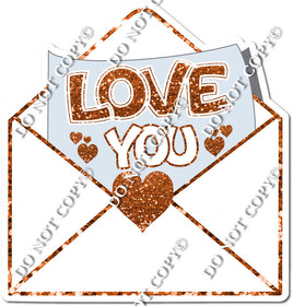 Sparkle Orange Envelope w/ Variants