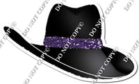 Black Fedora / Purple Rim w/ Variant