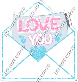 Sparkle Baby Pink & Baby Blue Envelope w/ Variants