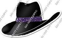 Black Fedora / Purple Rim w/ Variant