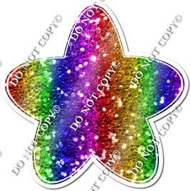 Rounded Rainbow Star