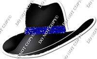 Black Fedora / Blue Rim w/ Variant