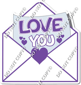 Flat Purple Envelope w/ Variants