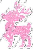 Sparkle Baby Pink Reindeer Silhouette w/ Variants