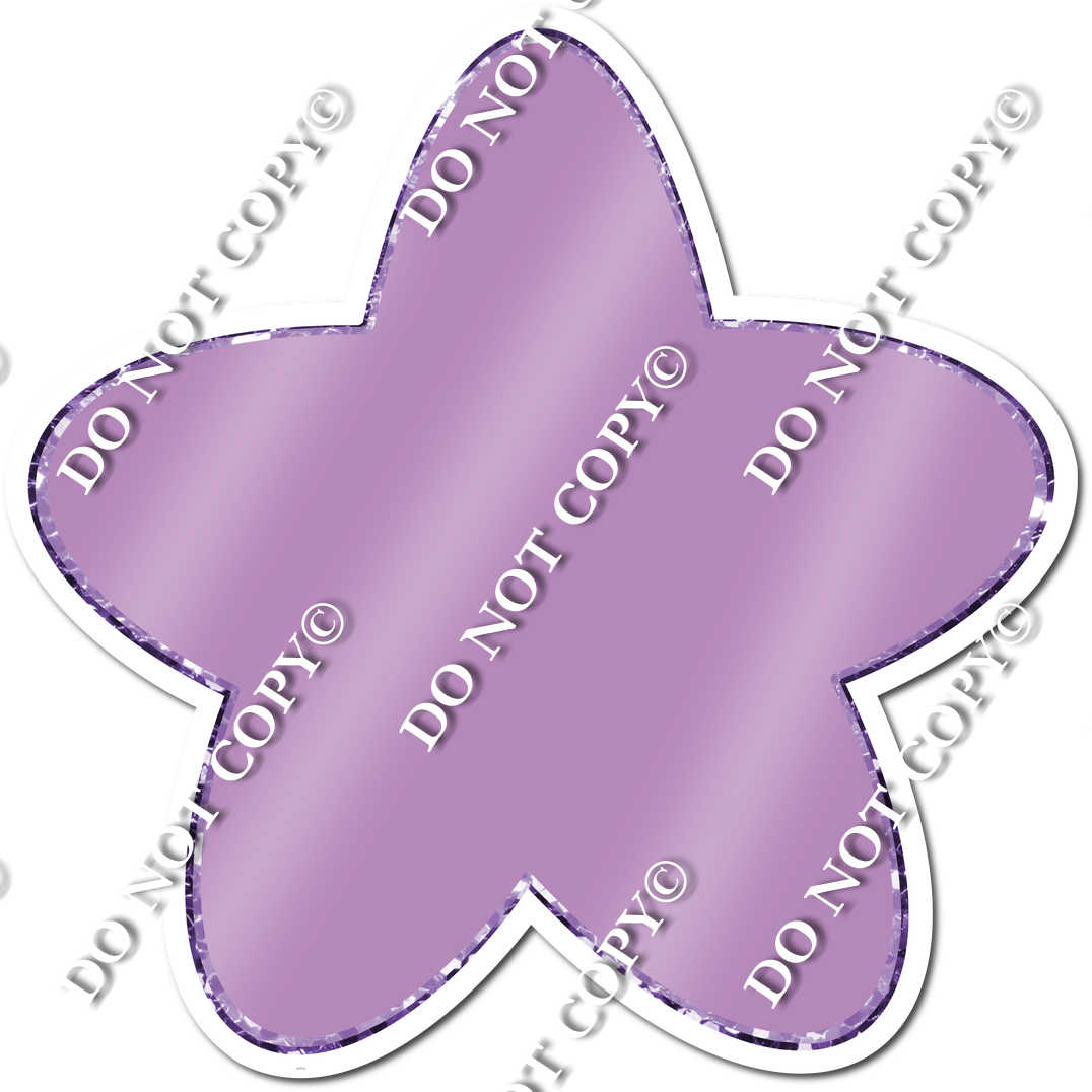 Rounded Lavender Star| Sign Swag USA