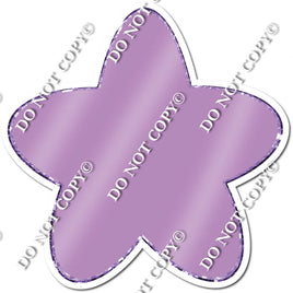 Rounded Lavender Star