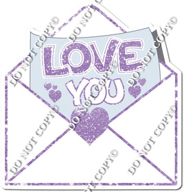 Sparkle Lavender Envelope w/ Variants