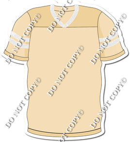 Football Jersey - Champagne / White