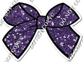 Purple Sparkle Bow