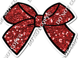 Red Sparkle Bow