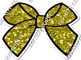 Yellow Sparkle Bow