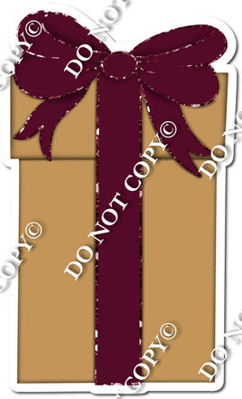 Gold & Burgundy Present