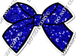 Blue Sparkle Bow