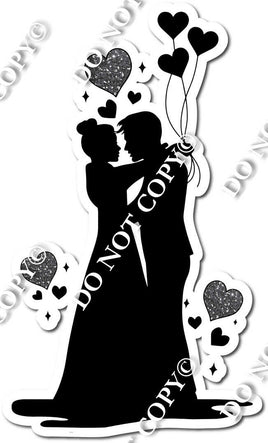 Prom - Couple Silhouette XL