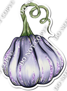 Purple Sparkle Small Pumpkin