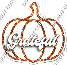 Grateful Pumpkin Yard Cards