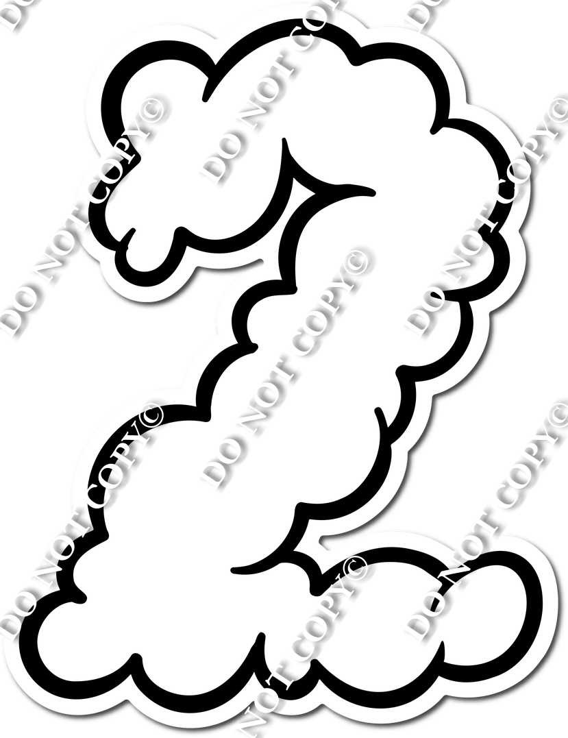 Individual Cloud Numbers, RD, ND, TH, ST| Sign Swag USA