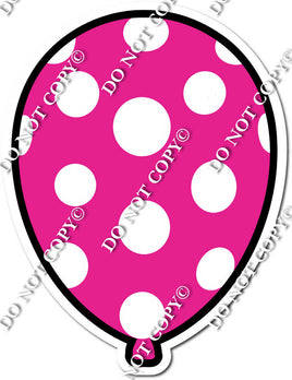 Flat Hot Pink Balloon