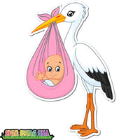 Baby Pink - Stork - Light Skin Tone Baby w/ Variants
