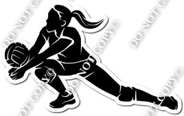 Volleyball Girl Bump