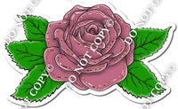 Rose with Leaves w/ Variants