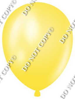 Light Yellow Balloon - Style 3